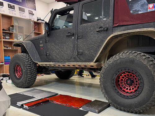 Neueste Unternehmenslösungen zu Rubicon Schalldämmung im ganzen Fahrzeug