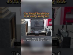 Wärme- und Schalldämmungsmatte, akustische Schalldämmungsmatte, wasserdichte Schimmelwäsche, Schalldämpfer