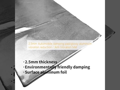 2.5 mm Autodämpfer/Glanz-Aluminium-Vibrationsreduktor/Anti-Vibrations-Matte