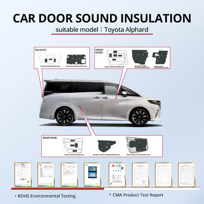 Guter Preis Toyota Alphard Autotür-Schalldämmungsset / Fahrzeug-Audiofabrik / Direktmontage / Plug-and-Play-Lautsprecher / Maßgeschneiderte Schalldämmungslösung Online
